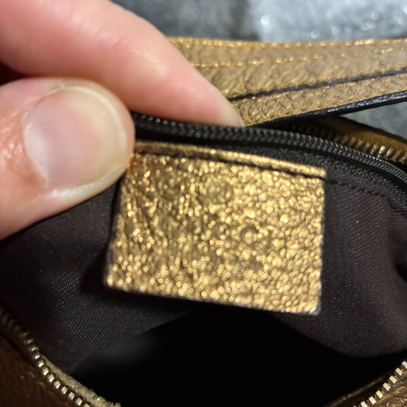 Gucci Bamboo Leather Half Moon Hobo bag - Gold - Picture 10 of 13